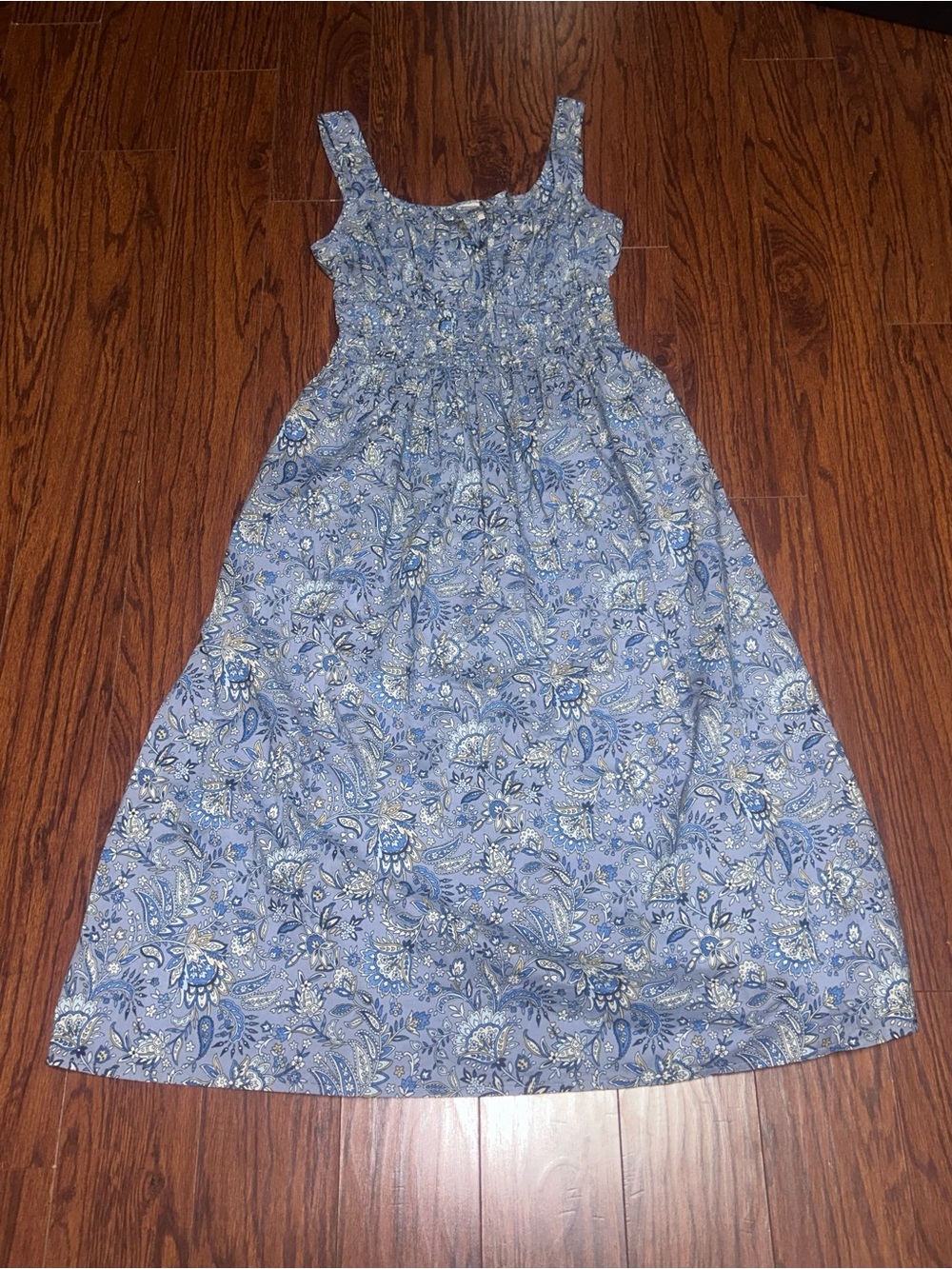Universal Thread Blue Floral Smocked Sundress